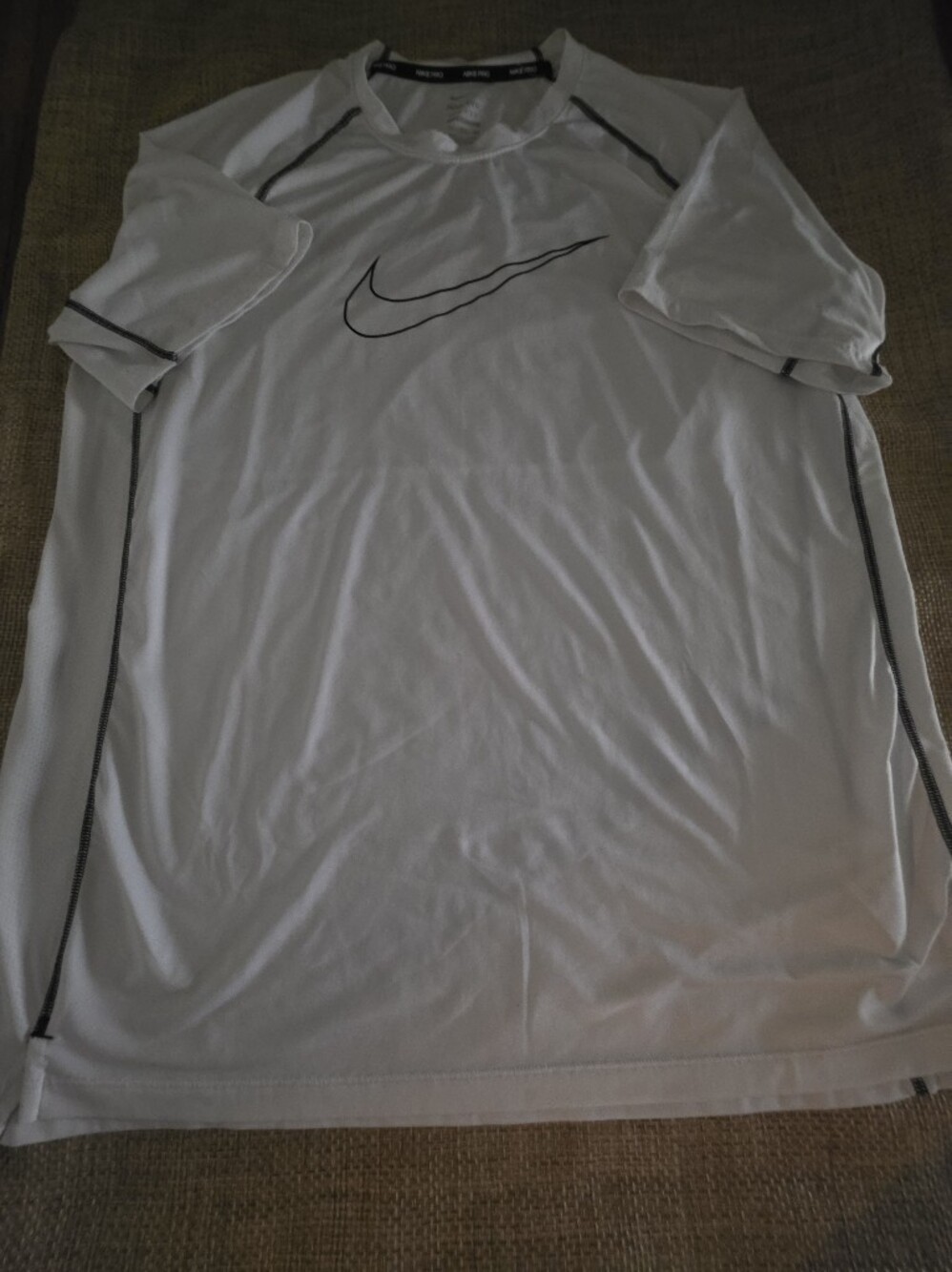 Nike  Pro Dri-FIT white athletic shirt